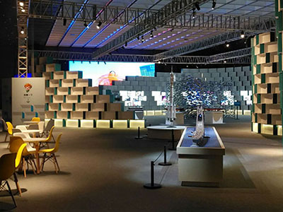 河北省第二屆園林博覽會(huì )會(huì )場(chǎng)內部